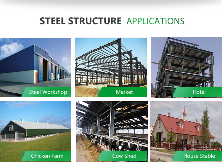 Steel frame warehouse