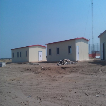 Modern Prefabricated Homes With Anti Fire Rock Wool Panel
