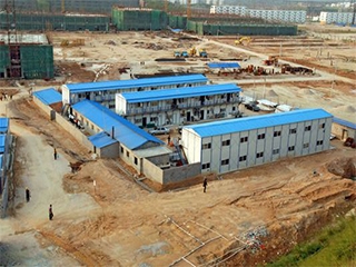 Steel Framework camp with EPS sandwich panel project in Africa