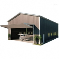 Aircraft Hangar with automatic door equipped 