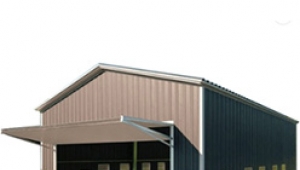 Aircraft Hangar with automatic door equipped 
