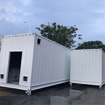 Equipment container house