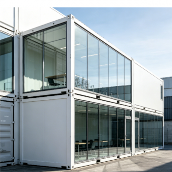 Container Home Kits With Glass Curtain BR06