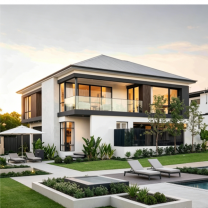 Low Cost and Beautiful Prefabricated Villa House for Hotel 
