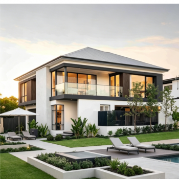 Low Cost and Beautiful Prefabricated Villa House for Hotel 