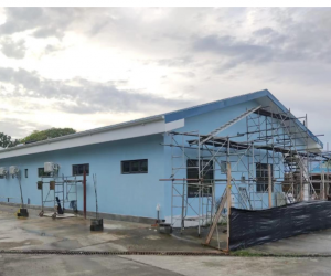 Prefab steel frame building with ALC panel 