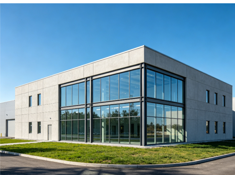 Prefabricated steel structure for office building