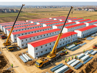 Prefab Homes For Accommodation Camp of 1000 Persons