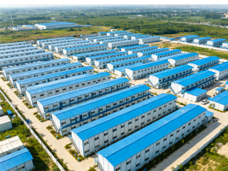 Prefabricated homes for camp in Cebu in Philippine