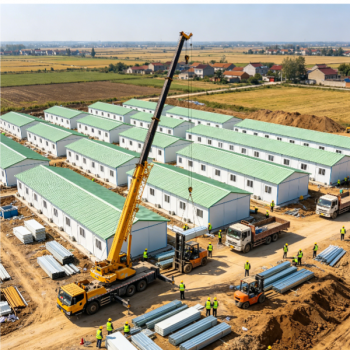Prefab Eco House With Durable Light Steel Prefab Frame