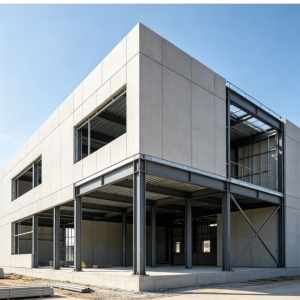 Two-Story Steel Frame Building Solution